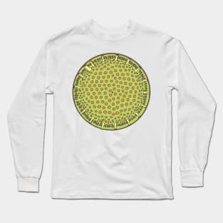 Diatom - Thalassiosira (color, artwork) Long Sleeve T-Shirt